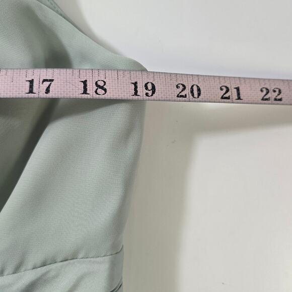 AW BRIDAL 14 1X plus sage green Dorian wedding formal party maxi dress NEW B135 - Picture 6 of 9